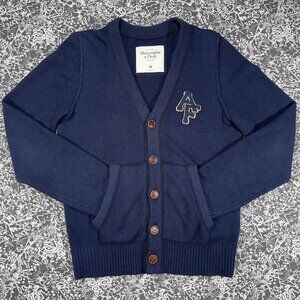 🧥 Navy blue Abercrombie & Fitch cardigan Medium